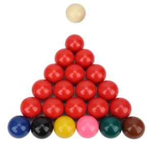 22Pcs 52.2mm/2.1in Snooker Billiard Pool Table Balls Set Resin Lime Powder Pigment