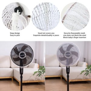 Electric Fan Mesh Covers for Baby Kids Finger Protector Safety Mesh Nets Cover Home Office Dust Cover