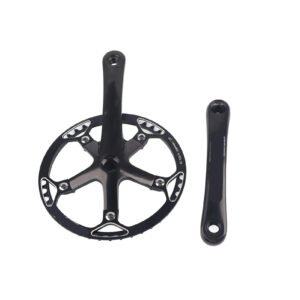 Meijun Bike Crankset 170mm Bicycle Chainwheel Chain Ring Set 45T 47T (black 45T)