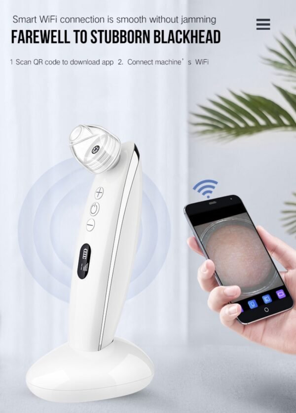 Electric Visual Blackhead Apparatus WiFi HD Camera Vacuum Suction Facial Care - Image 2