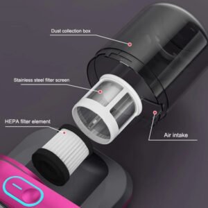 Ultraviolet Mite Removal Instrument Vacuum Cleaner Cordless Handheld Vacuum For Mattress Sofa Bed Home Detachable Filter