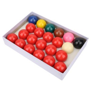 22Pcs 52.2mm/2.1in Snooker Billiard Pool Table Balls Set Resin Lime Powder Pigment