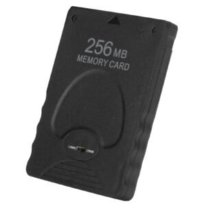 Portable Game Memory Card 256MB Accessory for PS2 PlayStation 2 Game Data Consoleblack