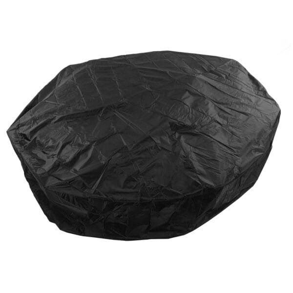 Outdoor Furniture Dust Covers Round Bathtub Cover 190 Silver Polyester Taffeta Hot Tub Waterproof Cover 210x30cm Black - Image 5