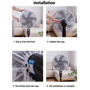 Electric Fan Mesh Covers for Baby Kids Finger Protector Safety Mesh Nets Cover Home Office Dust Cover