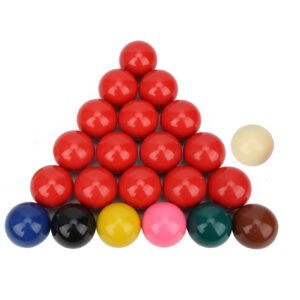 22Pcs 52.2mm/2.1in Snooker Billiard Pool Table Balls Set Resin Lime Powder Pigment