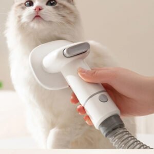 Pet Grooming Vacuum & Dog Grooming Kit with 2.3L Capacity Larger Pet Hair Dust Cup Dog Brush for Pet Hair Vacuum Cleaner