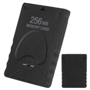 Portable Game Memory Card 256MB Accessory for PS2 PlayStation 2 Game Data Consoleblack