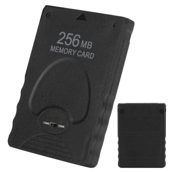 Portable Game Memory Card 256MB Accessory for PS2 PlayStation 2 Game Data Consoleblack - Image 3