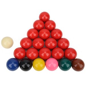 22Pcs 52.2mm/2.1in Snooker Billiard Pool Table Balls Set Resin Lime Powder Pigment