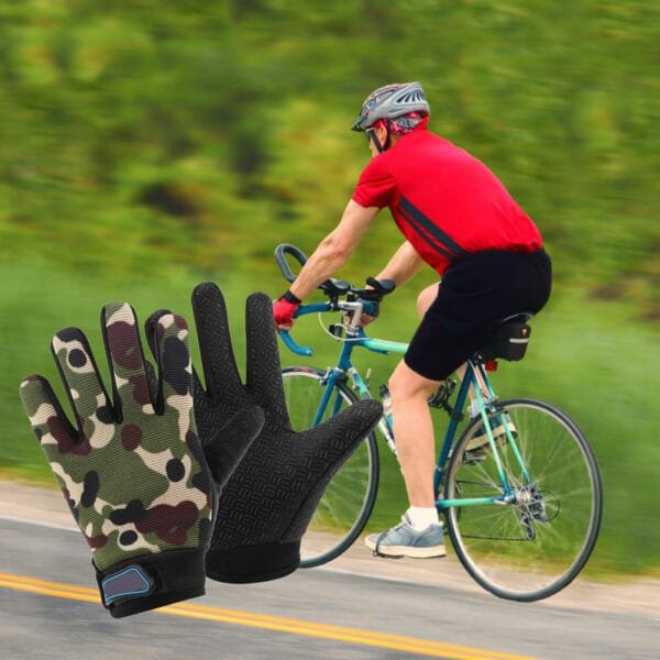 Kids Cycling Gloves No Clip Kids Sport Gloves Breathable Children Bike Riding Gloves for Fishing Cycling Climbing Outdoor Sports - Image 4