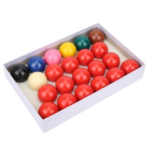 22Pcs 52.2mm/2.1in Snooker Billiard Pool Table Balls Set Resin Lime Powder Pigment