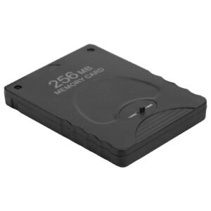 Portable Game Memory Card 256MB Accessory for PS2 PlayStation 2 Game Data Consoleblack