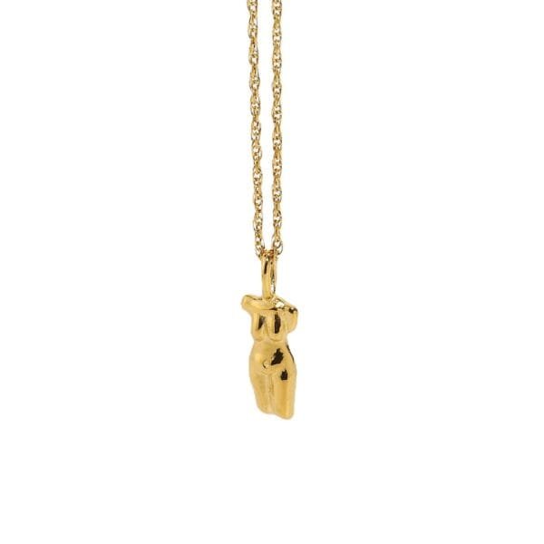 Canadian Designer Abstract Body Face Pendant Necklace Ladies - Image 3
