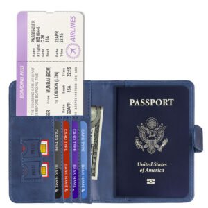 Buckle Canadian Anti-magnetic Passport Cover