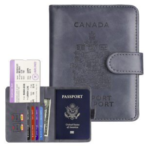 Buckle Canadian Anti-magnetic Passport Cover