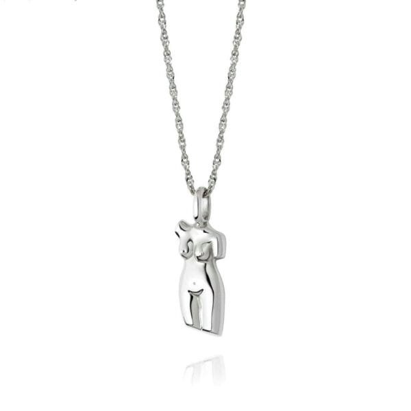 Canadian Designer Abstract Body Face Pendant Necklace Ladies - Image 6