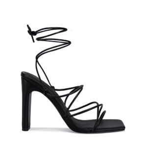 Eden Lace Up High Heel