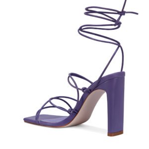 Eden Lace Up High Heel