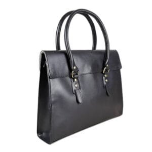 The Signature 17" Bag, Black Flap