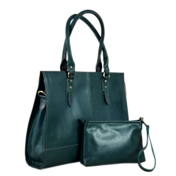 The Signature 17" Bag, Bottle Green - Image 7