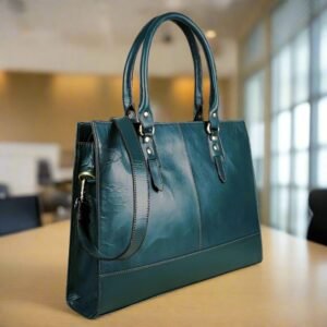 The Signature 17" Bag, Bottle Green