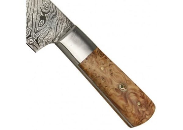 Damascus Marble Sand Stone Fire Forged Hunting Knife - Image 3