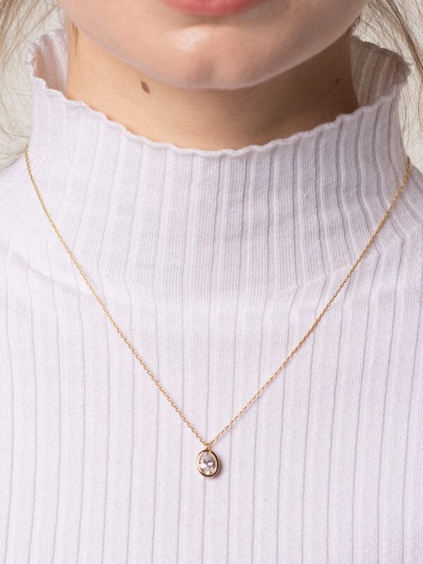 Cubic Zirconia Necklace - Image 4