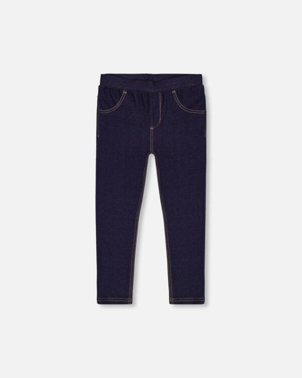 Dark Blue Denim Jeggings - Image 14