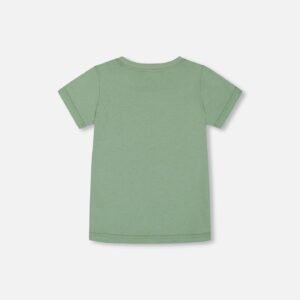 Organic Cotton Graphic Tee Sage And Multi