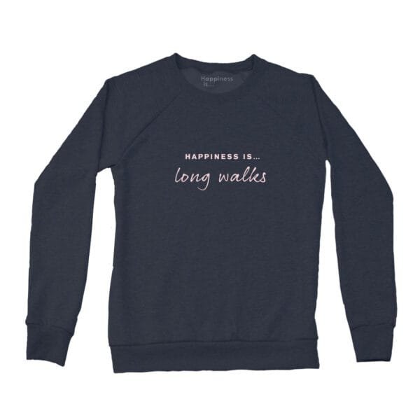 Women's Long Walks Crew Sweatshirt, True Navy - Image 6