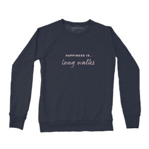 Women's Long Walks Crew Sweatshirt, True Navy