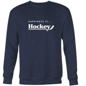 Men's Hockey Crew Sweatshirt, True Navy