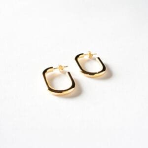 Oval Hoop Earrings