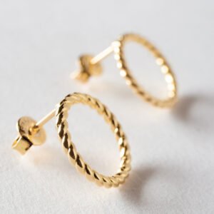 Gold Rope Earrings