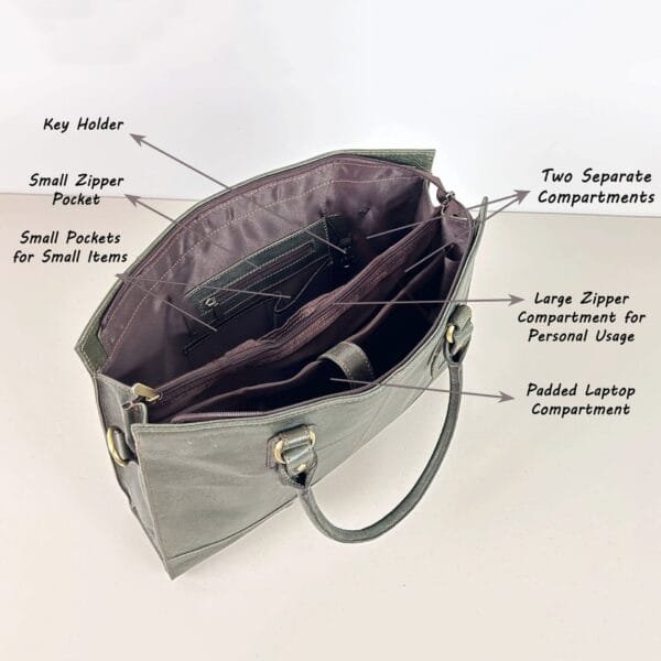 The Signature 17" Bag, Olive Green - Image 5