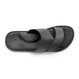 The Mateo Men's Leather Slide Sandal