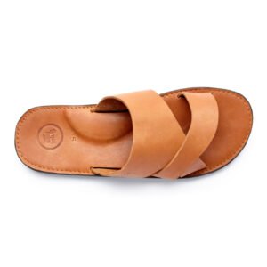 The Mateo Men's Leather Slide Sandal