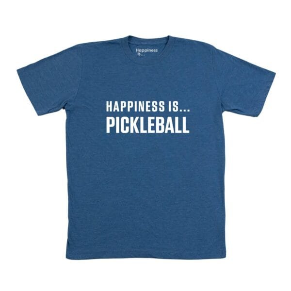 Men's Pickleball T-Shirt, Heather Royal - Image 3
