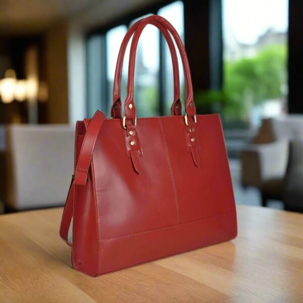 The Signature 17" Bag, Red - Image 6