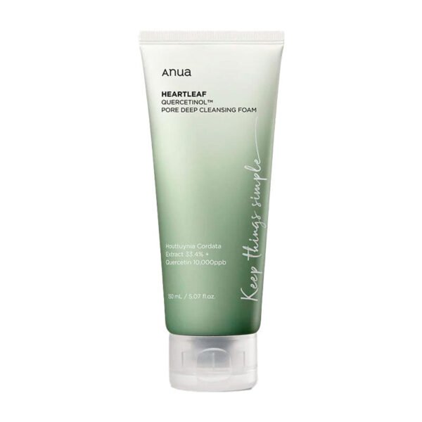 Anua Heartleaf Quercetinol Pore Deep Cleansing Foam 150ml - Image 2