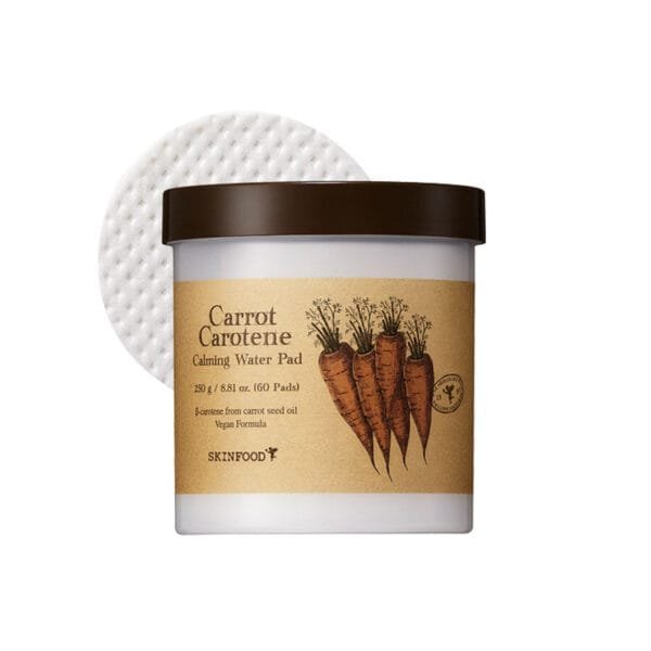 Skinfood Carrot Carotene Calming Water Pad 250ml / 60pads - Image 2