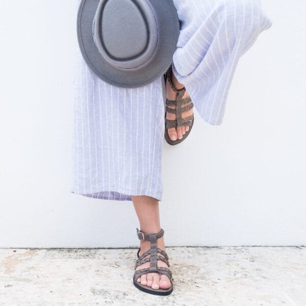 The Kaitlin Gladiator Leather Sandal - Image 2